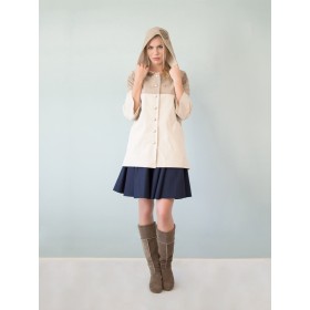 Manteau Victoria Naturel