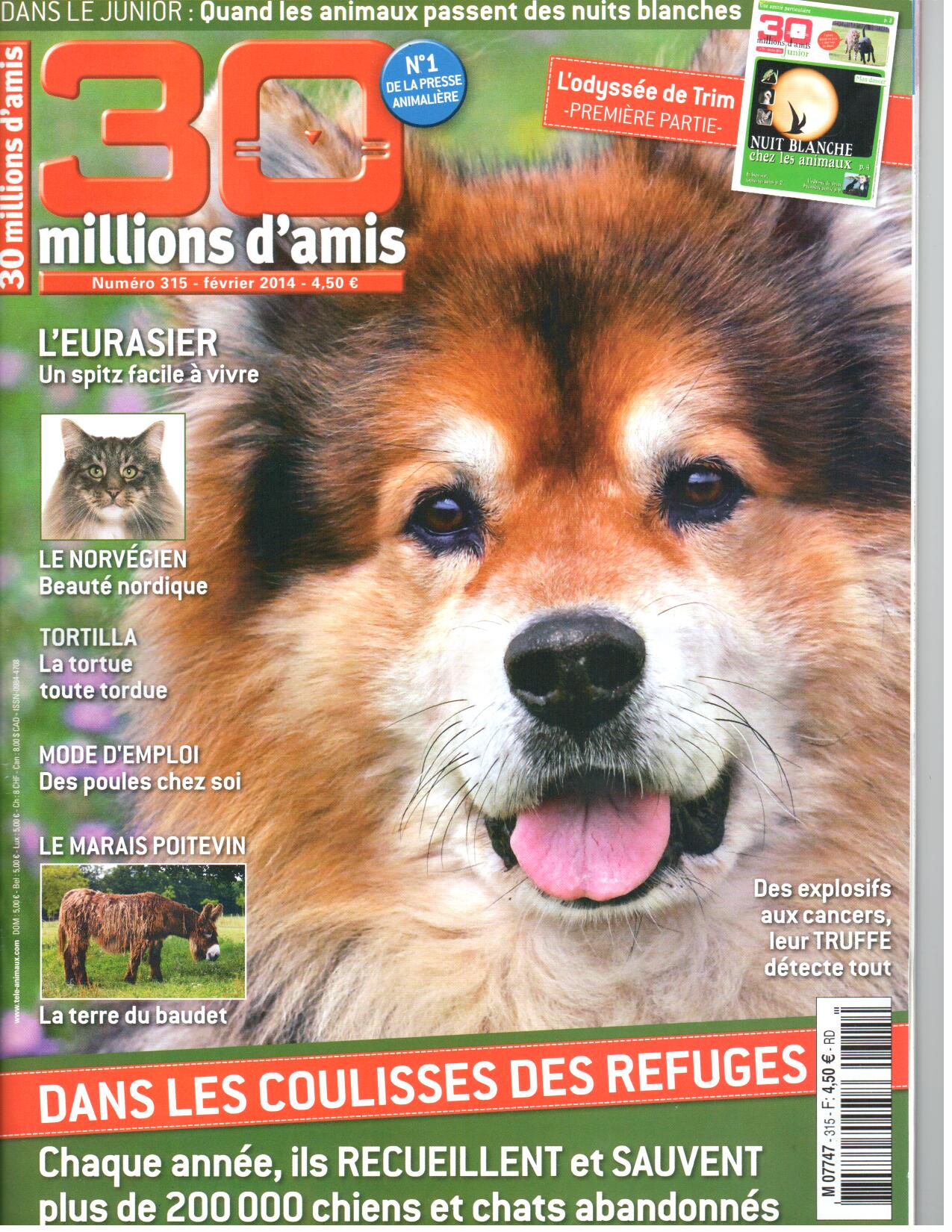 La Cocarde Verte 30 Millions d'Amis couverture
